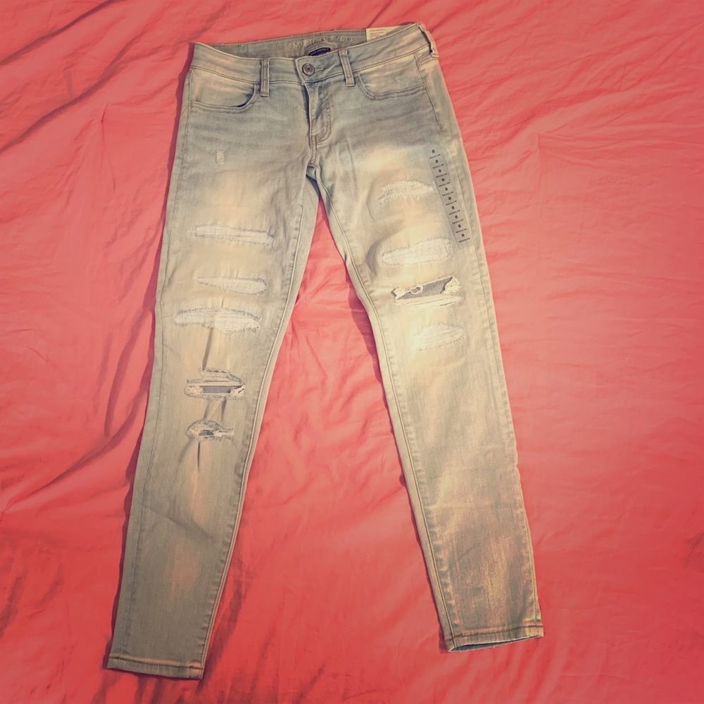 American Eagle Distressed Jeggings
